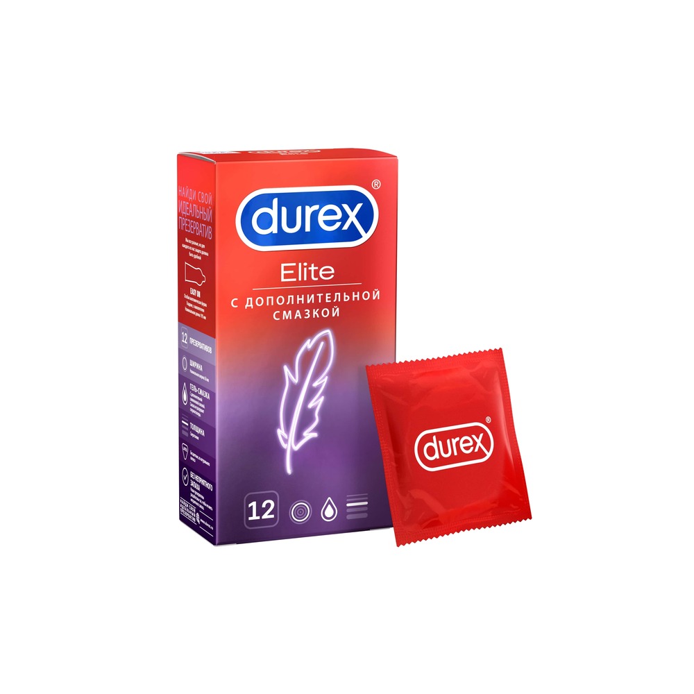 Презервативы Дюрекс Элит №12 аптека презервативы дюрекс durex real feel n3