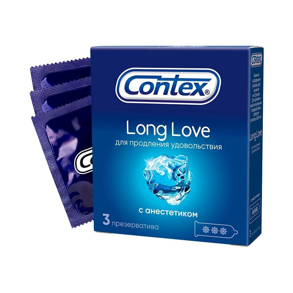 Презервативы Контекс Лонг Лав №3 презервативы контекс лонг лав 3