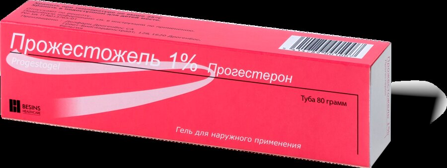 Прожестожель гель 1% 80г