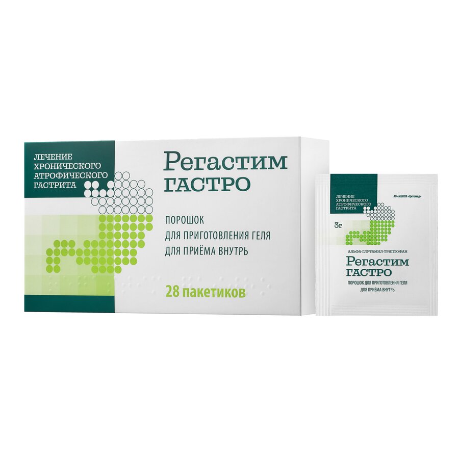 

Регастим Гастро пор. д/приготов. геля д/приема внутрь пак. №28
