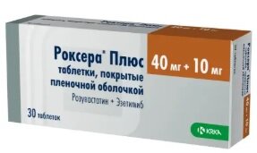 

Роксера Плюс таб.п/п/о 10мг+10мг №90
