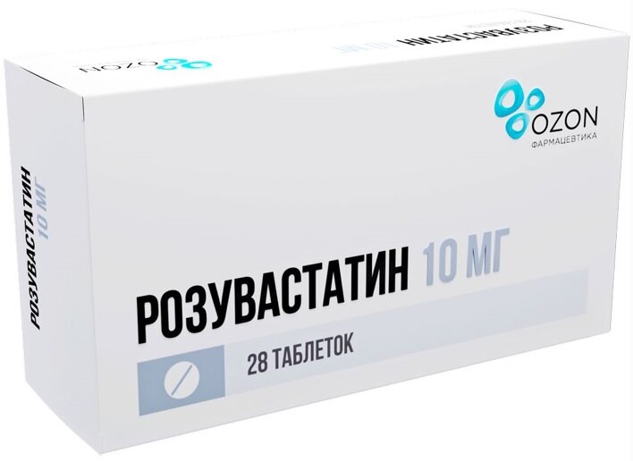 Розувастатин таб. п/о 10мг №28