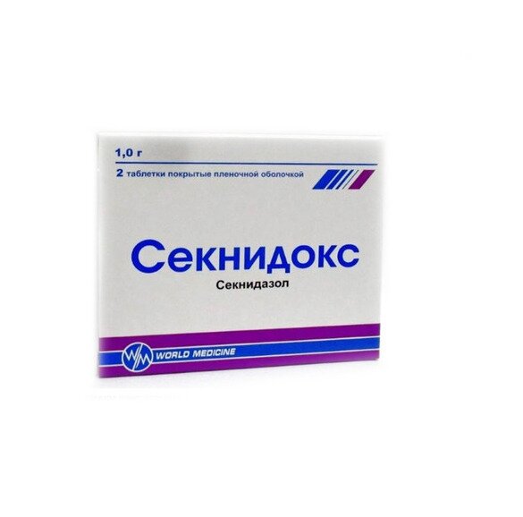 Секнидокс таб. п/п/о 1г №2 в Воронеже