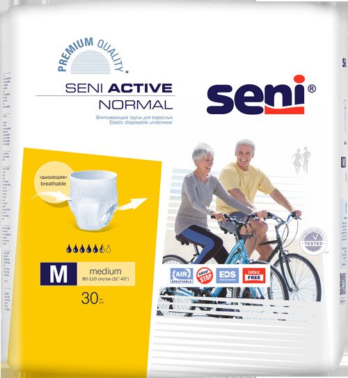 Сени Подгузники-трусы д/взр Актив Нормал р.M №30