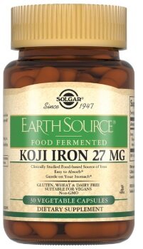 Солгар Коджи железо ферм. капс №30