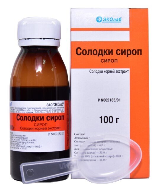Солодка сироп 100г в Санкт-Петербурге и области