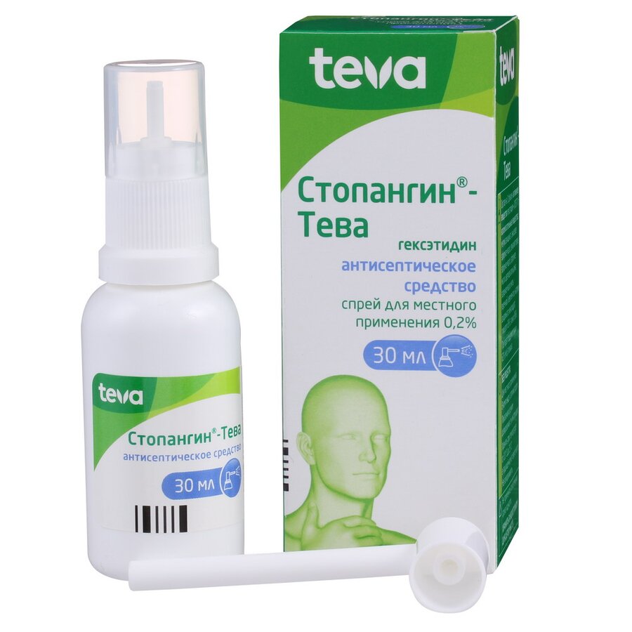 Стопангин-Тева спрей д/горла 30мл