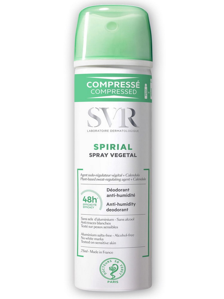 SVR Спириал растительный дезодорант-аэрозоль 75мл
