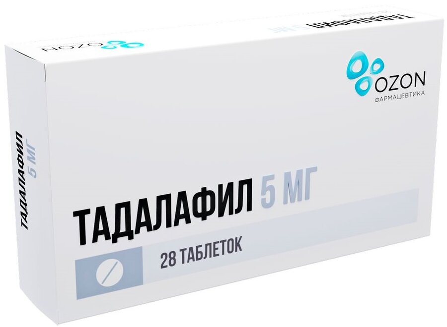 Тадалафил таб. п/п/о 5мг №28