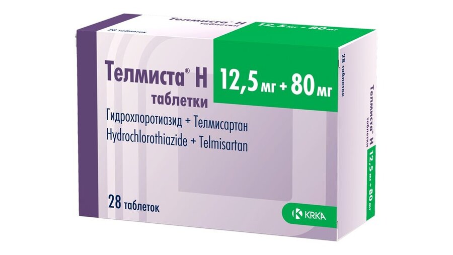 Телмиста Н таб. 80мг+12,5мг №28 в Обнинске