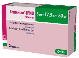 

Телмиста Трио таб. 10мг+12.5мг+80мг №28