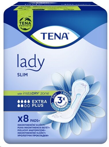Тена Леди Слим Экстра Плюс прокладки урологич. №8