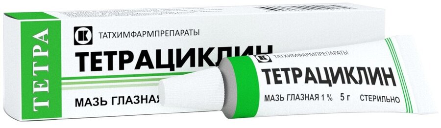 Тетрациклин мазь гл. 1% 5г в Барнауле