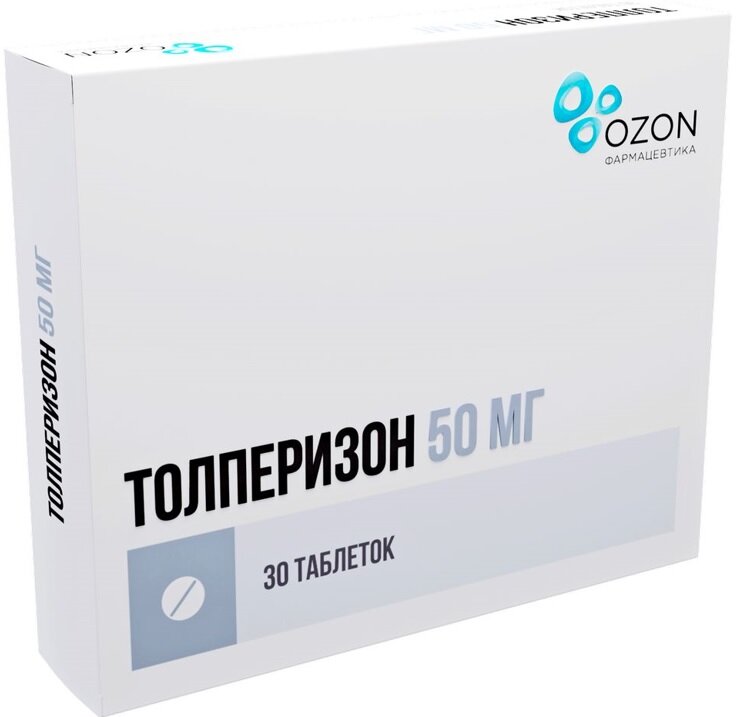 Толперизон таб. п/о 50мг №30 в Медведово