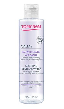 Топикрем Калм+ вода мицеллярная успокаивающая 200мл вода мицеллярная для зрелой чувствительной кожи коллагеновая estiqe 8 1 8 beauty formula фл 200мл