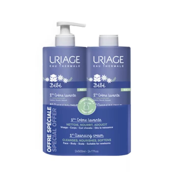 

Урьяж первый крем очищающий пенящийся д/дет./новорожд. 500мл №2