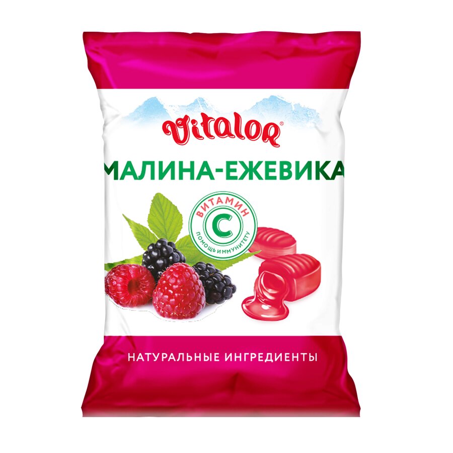 Виталор карамель леденцовая малина/ежевика+вит.С 60г в Пробуждение