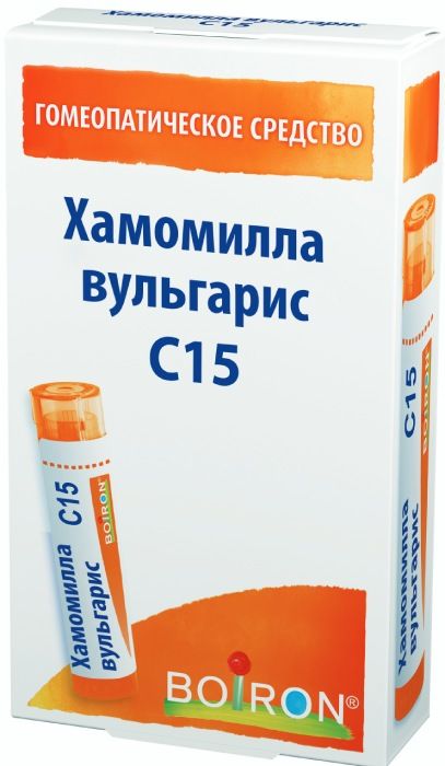 Хамомилла вульгарис C15 гранулы гомеопатич. 4г