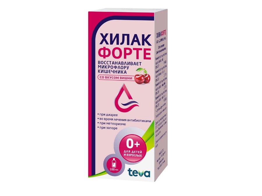 Хилак Форте капли внутр. Вишня 100мл