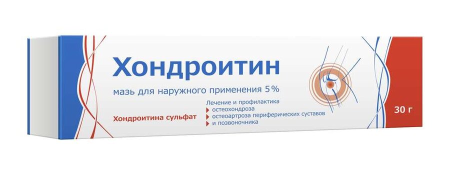 Хондроитин мазь д/наруж. прим. 5% 30г в Медведово