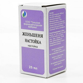 Женьшень настойка 25мл