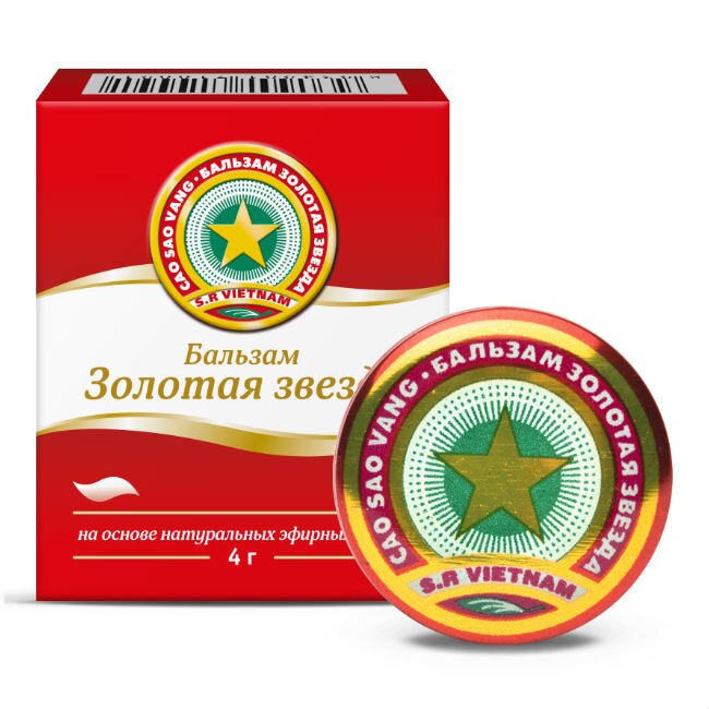 Золотая звезда бальзам 4г в Медведово