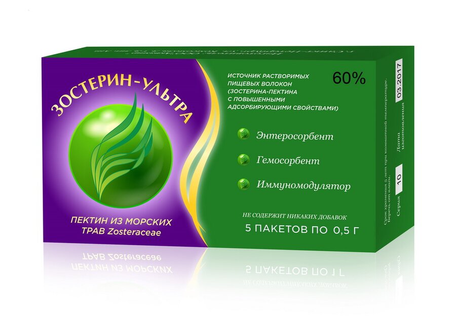 Зостерин Ультра 60 пор. 500мг №5