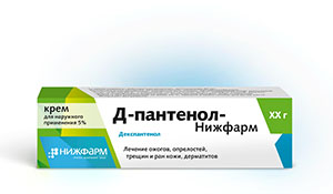 Д-Пантенол-Нижфарм крем 5% 25г