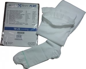Релаксан Премиум чулки антиэмбол с откр носком 1 кл. XL бел