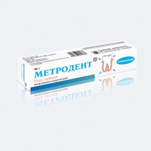 

Метродент гель стоматологический 20г