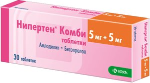 

Нипертен Комби таб. 5мг+5мг №30