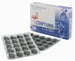

Спирулина ВЭЛ+селен таб. №60