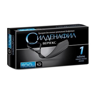 

Силденафил Вертекс таб. п/о 100мг №1