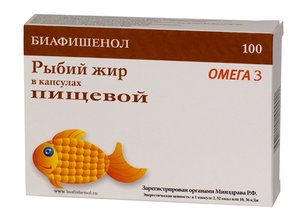 Рыбий жир Биафишенол капс. Омега-3 №100