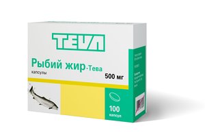 

Рыбий жир капс. 500мг №90 Тева