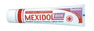 З/паста Мексидол Дент Сенситив 65г паста зубная sensitive mexidol dent мексидол дент 100г