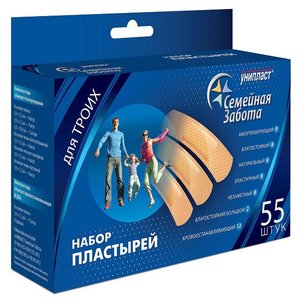 

Пластырь Унипласт набор Семейная забота №55