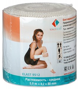 

Бинт эласт. Унга ВР (5м х10см) с застежк. (С-305)