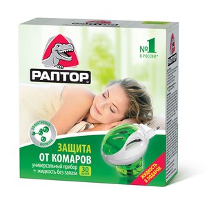 РАПТОР КОМПЛЕКТ (ПРИБОР+ЖИДКОСТЬ 30НОЧЕЙ)
