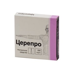Церепро р-р в/в и в/м 250мг/мл 4мл №3 в Санкт-Петербурге и области