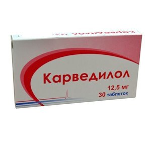 Карведилол таб. 12.5мг №30 карведилол канон таблетки 12 5 мг 30 шт