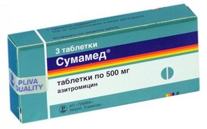 Сумамед таб. п/о 500мг №3